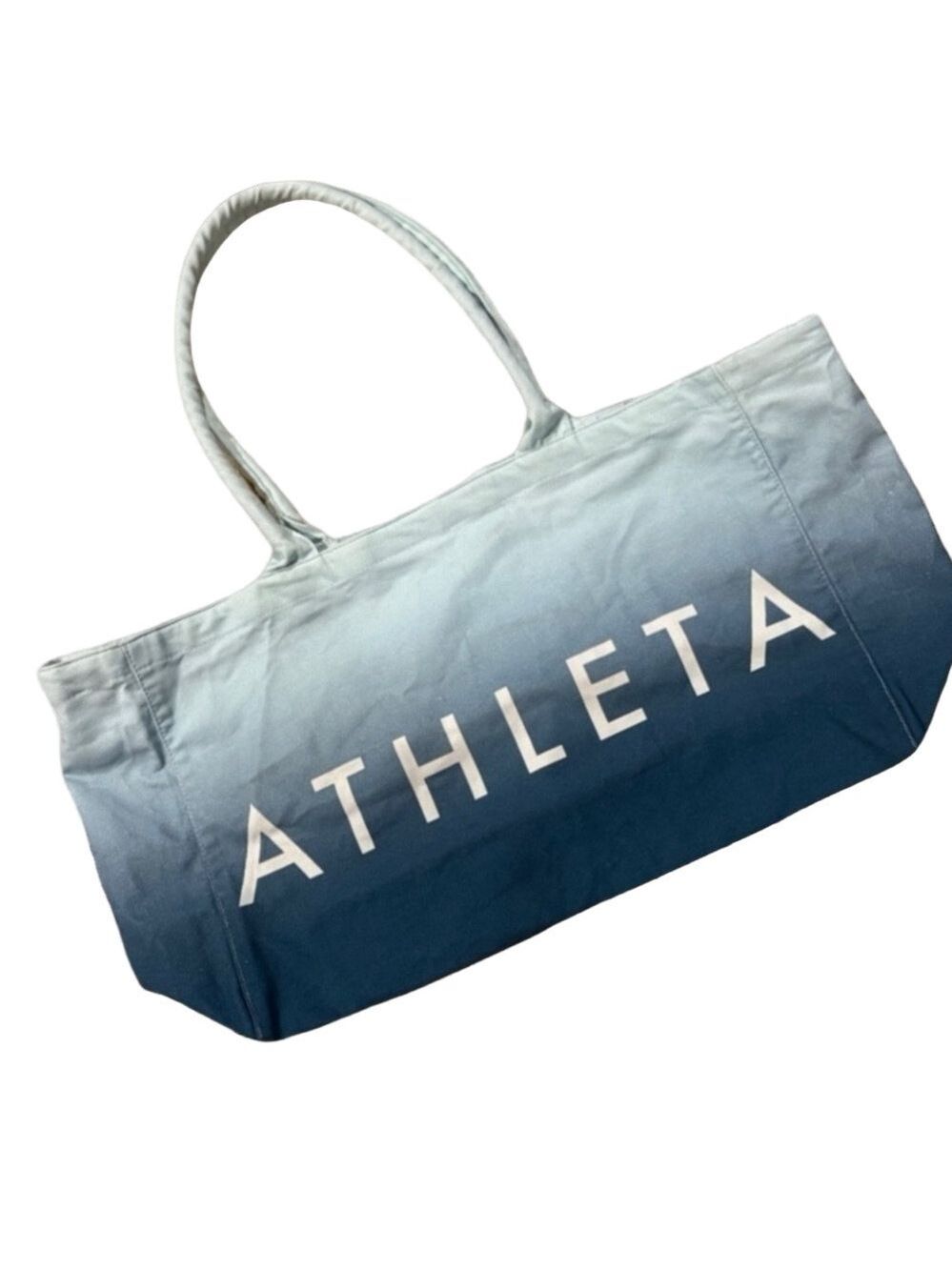 Athleta Tote Bag Blue Ombre Gradient
